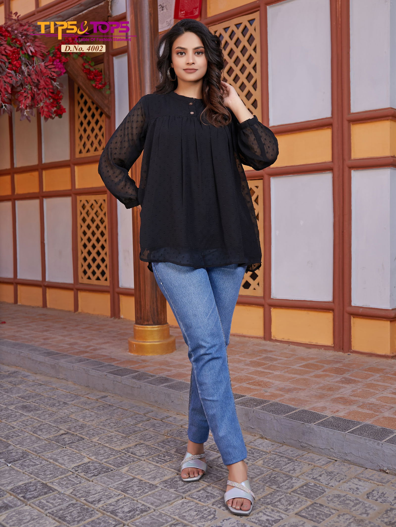 Instagirl Vol 4 By Tips Tops Georgette Designer Western Ladies Top Wholesale Shop In Surat